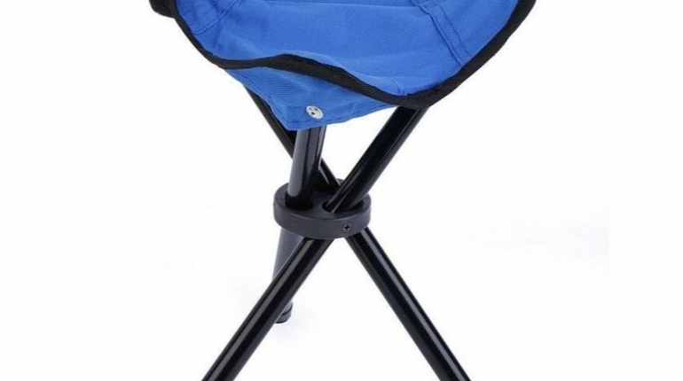 صندلی تاشوی سه پایه مسافرتی Folding travel tripod chair