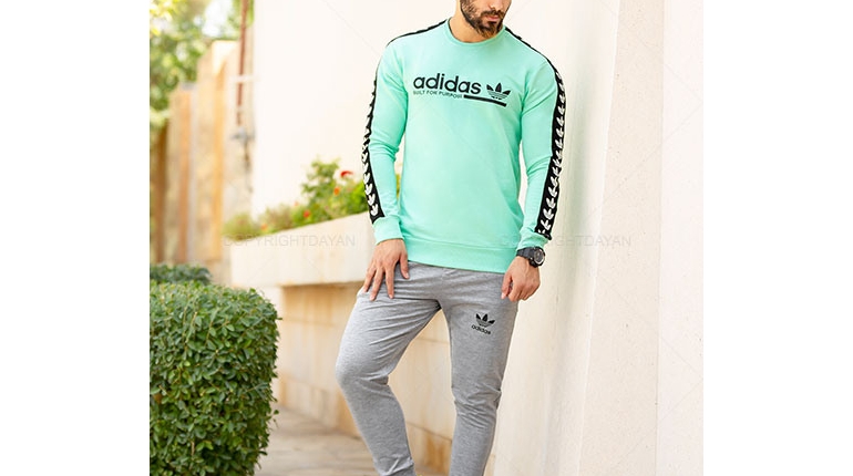 ست بلوز و شلوار مردانه Adidas مدل 10773 
