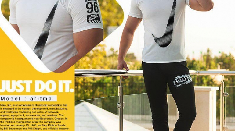 ست تیشرت وشلوار مردانه Nike مدل Aritma