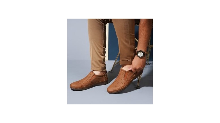 کفش رسمی مردانه قهوه ای مدل Alborz