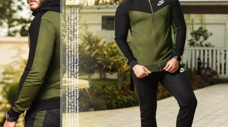 ست سویشرت وشلوار مردانه Nike مدل Veria(سبز)