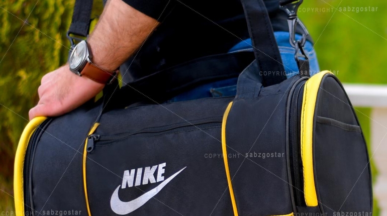 ساک ورزشی Nike مدل Pelina (مشکی زرد)