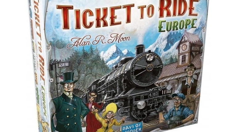 بازی فکری طرح بلیط قطار مدل Ticket To Ride Europe