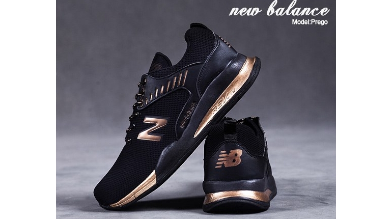 کفش مردانه New balance مدل prego (طلایی) 