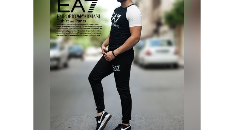 خرید جدیدترین ست تیشرت و شلوار مردانه مدل Ea7