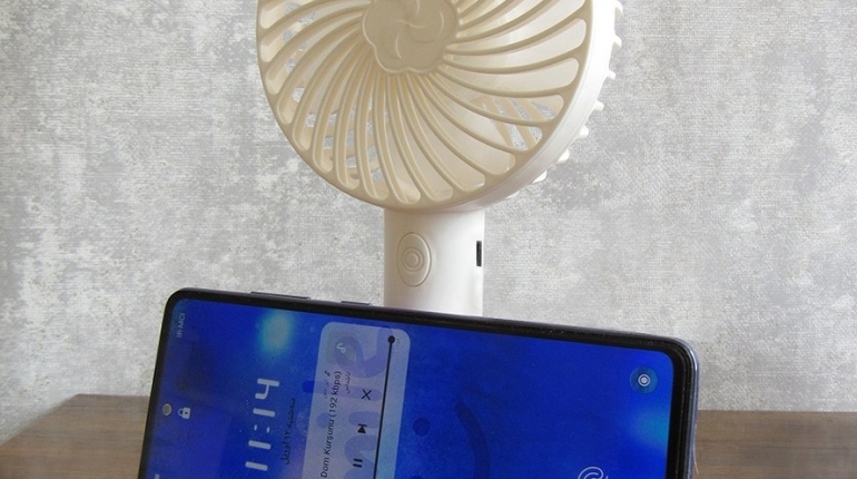 پنکه شارژی همراه Sunshine Rechargeable Fan With Sunshine