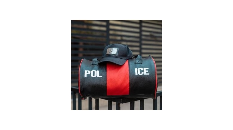 ساک ورزشی مشکی قرمز مدل Police