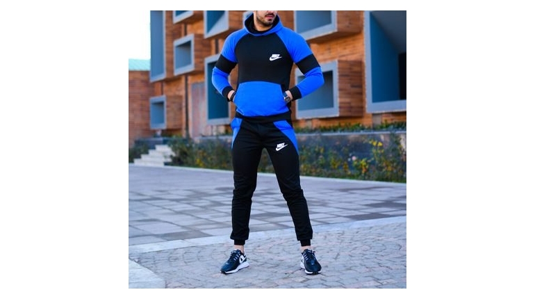 سویشرت و شلوار مردانه Nike مدل elyar (آبی)
