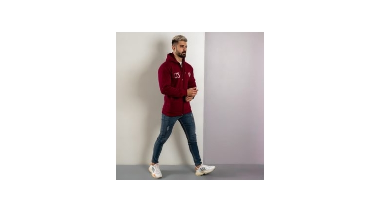سوییشرت مردانه زرشکی مدل Adidas 03