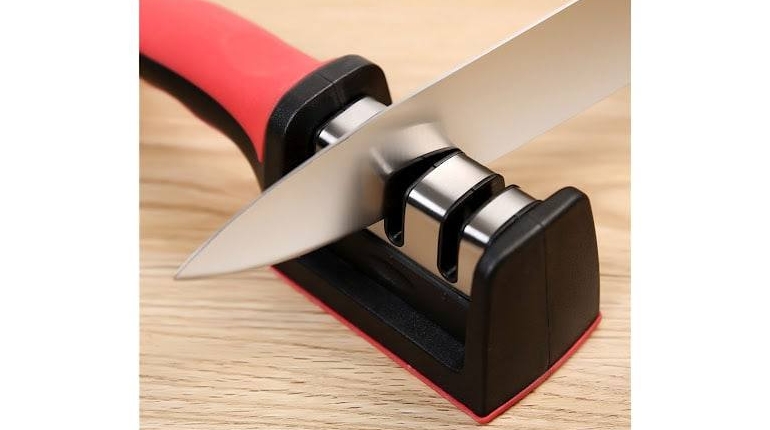 چاقو تیز کن سه کاره kitchen Kitchen three-pronged knife sharpener