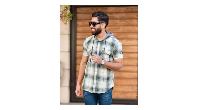 پیراهن مردانه چهارخونه Rayan مدل 36965