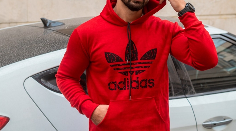 هودی Adidas مردانه قرمزمدلQs