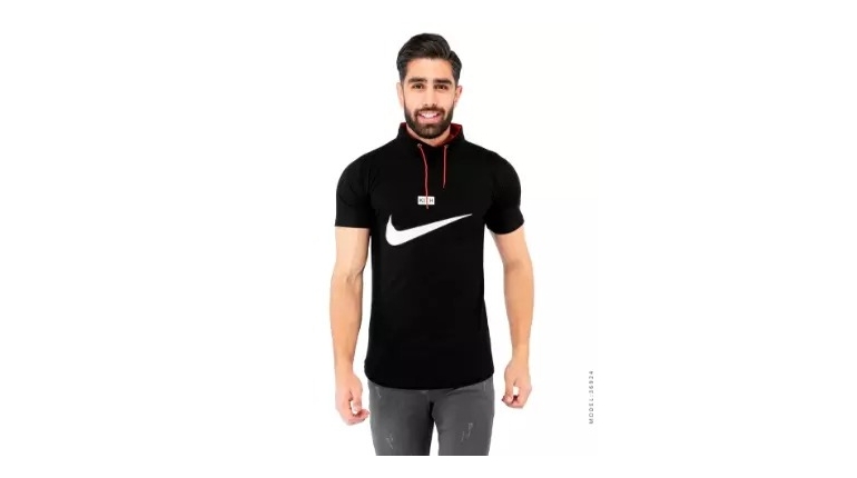 تیشرت مردانه یقه بند دار Nike مدل 36924