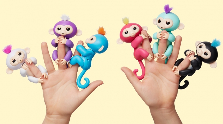اسباب بازی بچه میمون انگشتی دو عددی