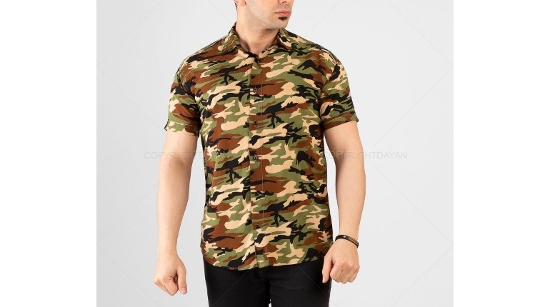 پیراهن مردانه ارتشی مدل 13355 