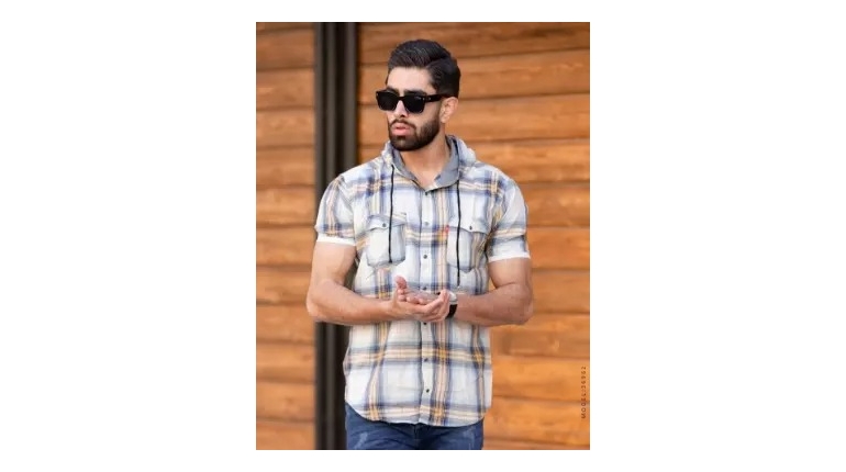 پیراهن مردانه چهارخونه Rayan مدل 36962