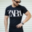 تیشرت مردانه مدل ZARA (مشکی)