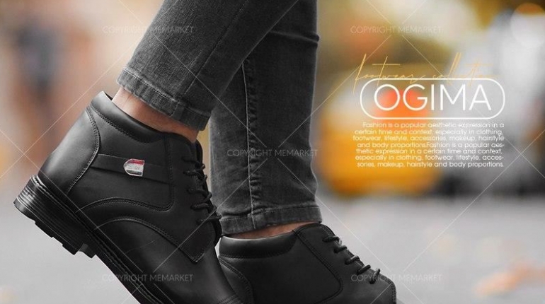 كفش ساقدار مردانه مدل OGIMA