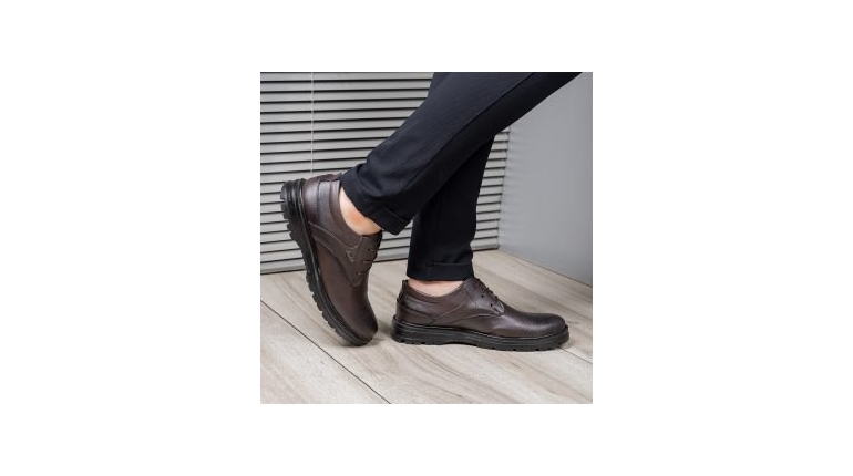 کفش رسمی مردانه قهوه ای مدل Rada