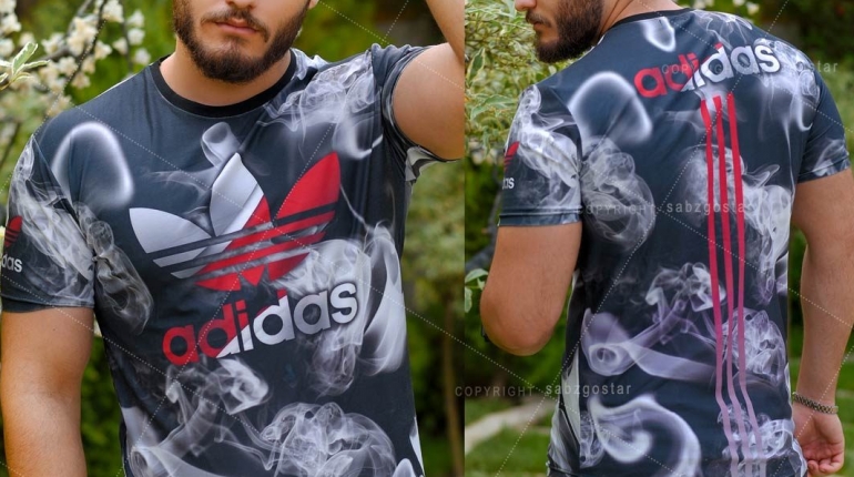 تیشرت مردانه Adidas مدل Smok