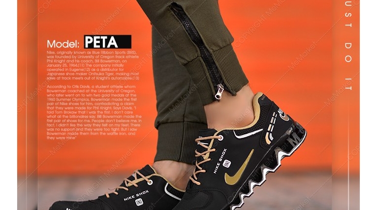 كفش مردانه NIKE مدل PETA رنگ مشکی