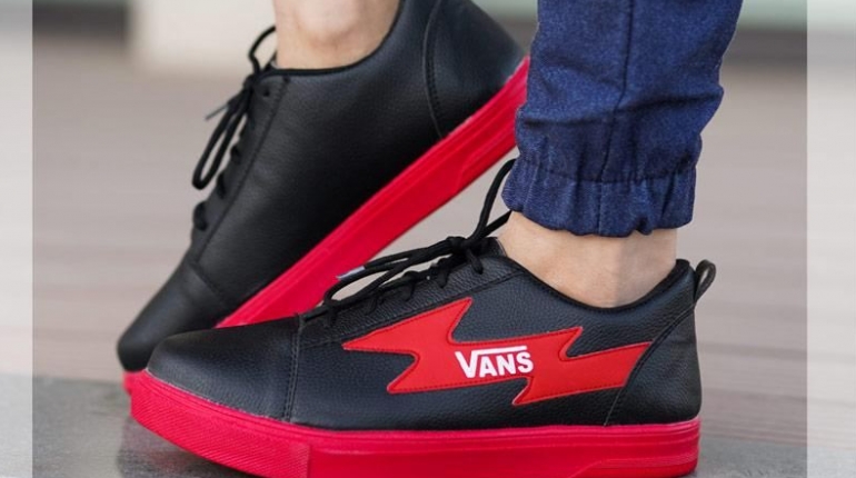 کفش مردانه Vans(مشکی،قرمز)