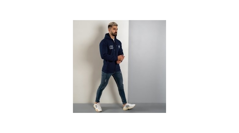 سوییشرت مردانه سرمه ای مدل Adidas 03