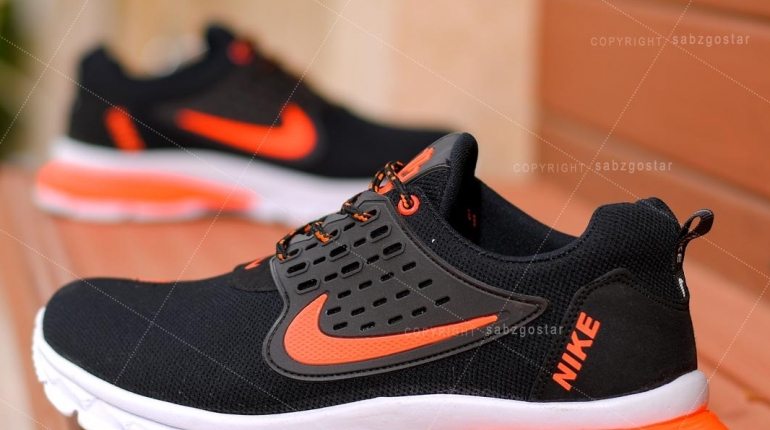 کفش مردانه Nike مدل Lixo(مشکی نارنجی) 