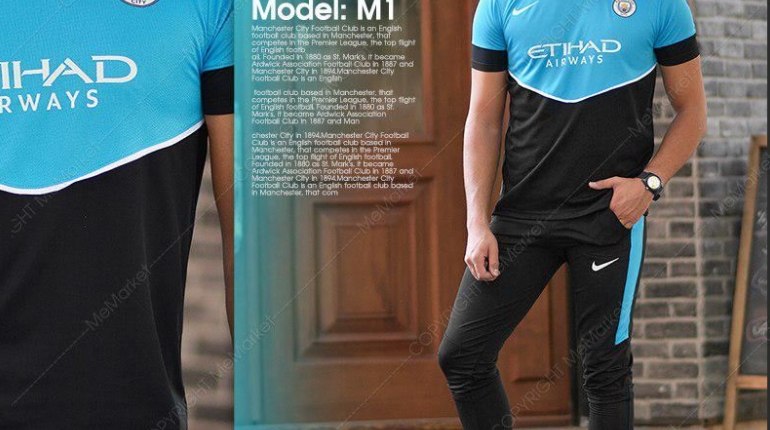 ست ورزشي MANCITY مدل m1 (آبي)