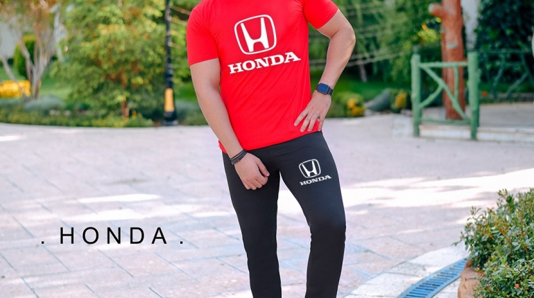 ست تیشرت و شلوار مردانه Honda مدل Borna