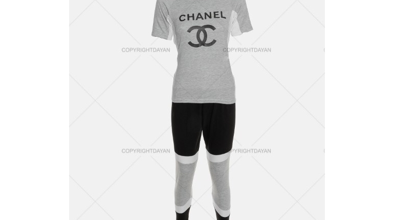 ست تیشرت و شلوار زنانه Chanel مدل 12748 