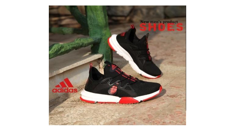 کفش مردانه adidas مدل Bandes(مشکی قرمز)