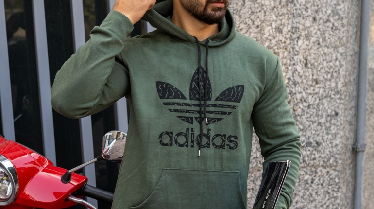 هودی Adidas مردانه یشمی مدلQs